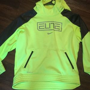 Neon yellow bike elite hoodie